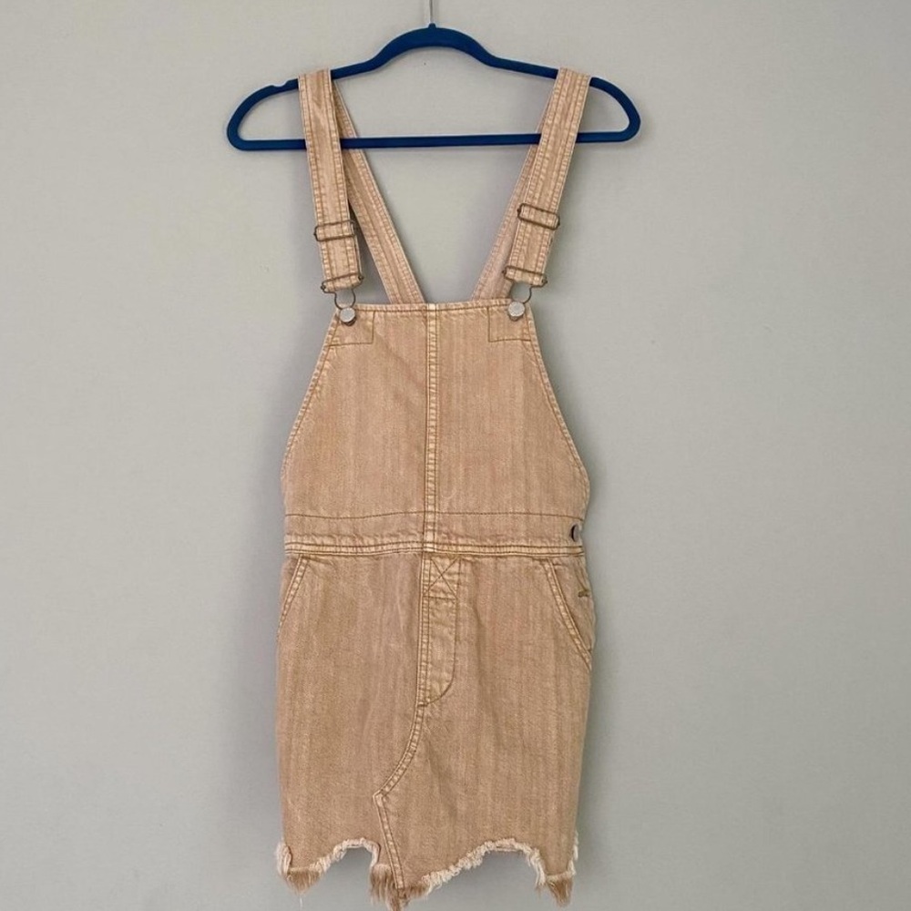 Free People Brown Skirt Overalls